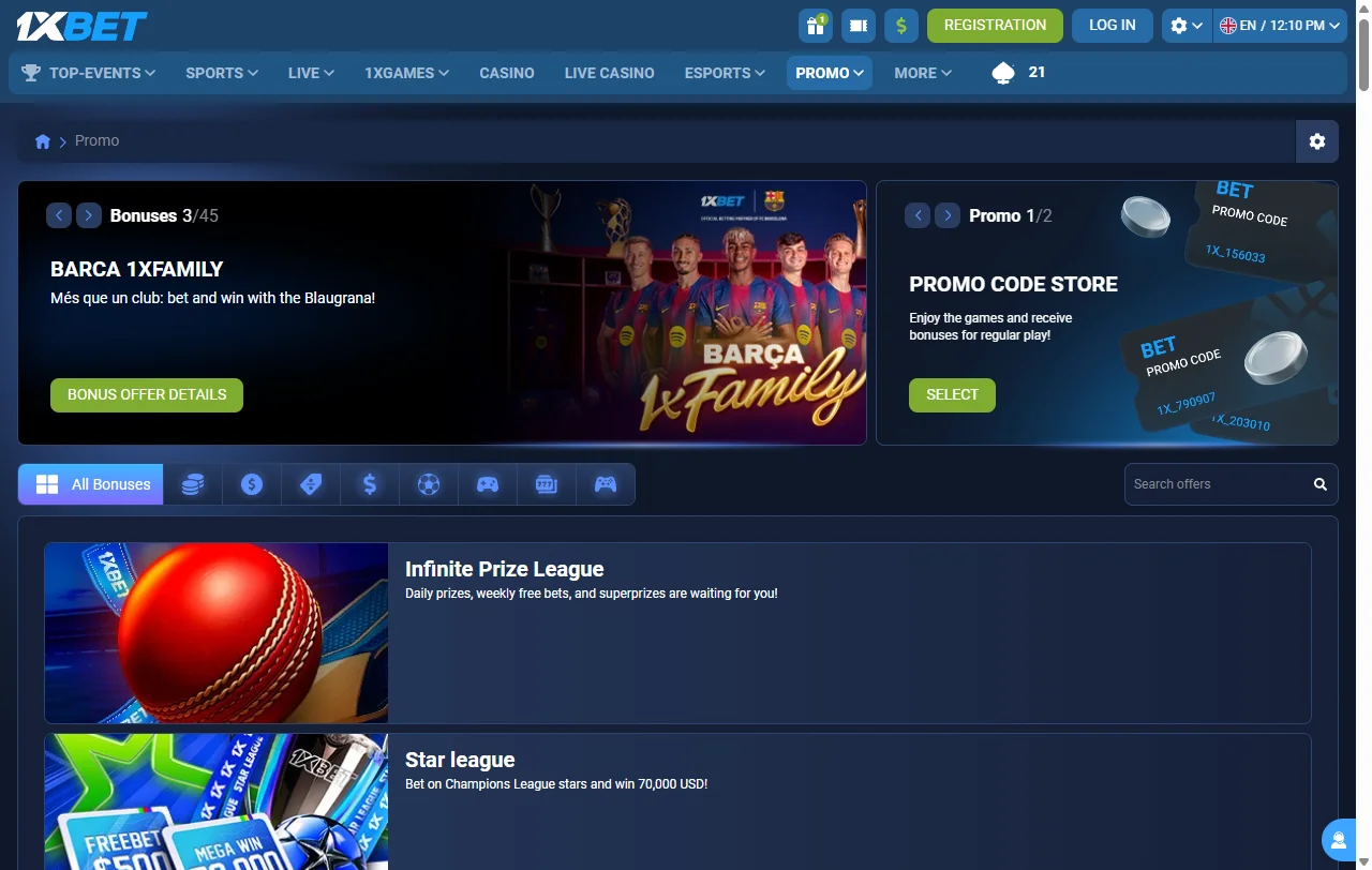 Bonificaciones de bienvenida y promociones especiales disponibles en 1xBet Casino México