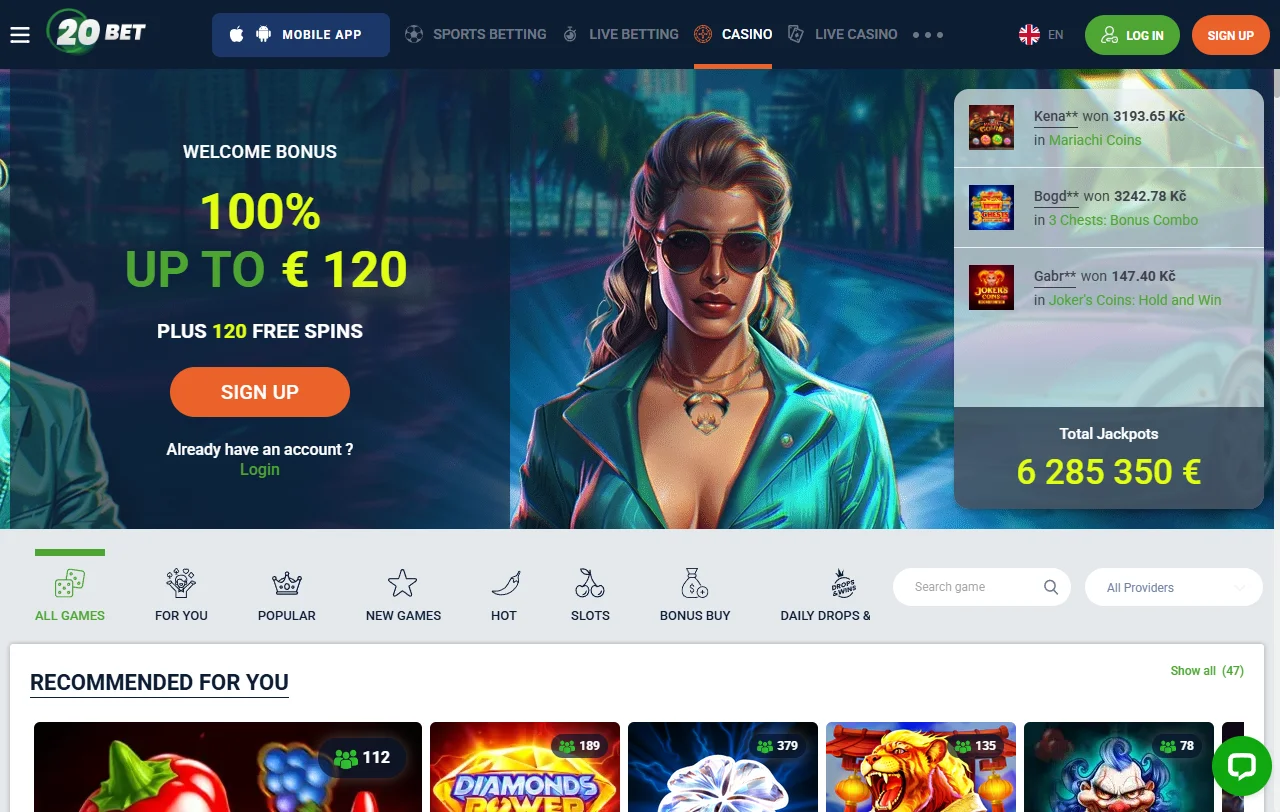 Bonificaciones y promociones disponibles en 20bet Casino México para nuevos jugadores