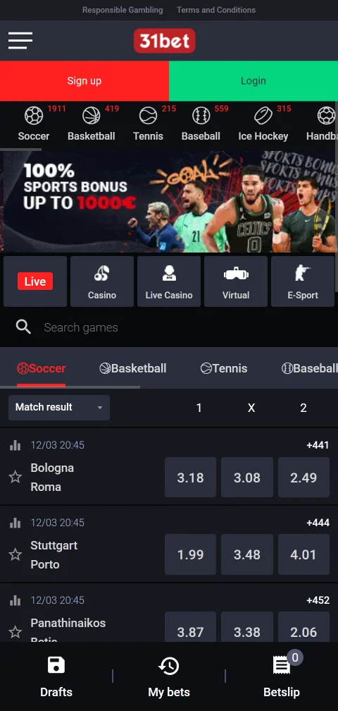 31bet Casino México en dispositivos móviles - experiencia de juego optimizada para iOS y Android