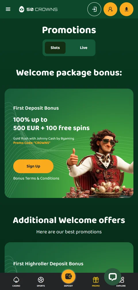 Opciones de depósito y retiro en 50 crowns Casino México - métodos de pago para mercado mexicano