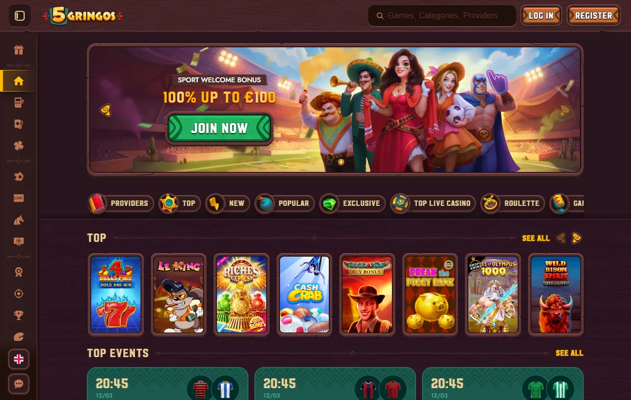 5Gringos Casino México - análisis completo y revisión de plataforma para jugadores mexicanos