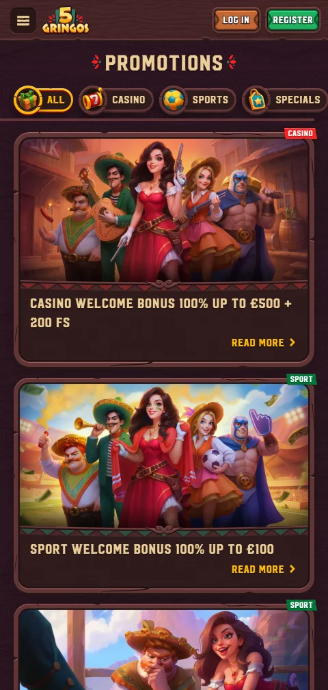 Métodos de depósito y retiro aceptados en 5Gringos Casino México para México