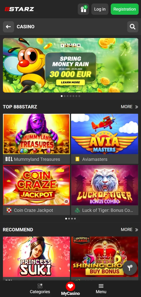 888Starz Casino México en dispositivos móviles — experiencia de juego optimizada