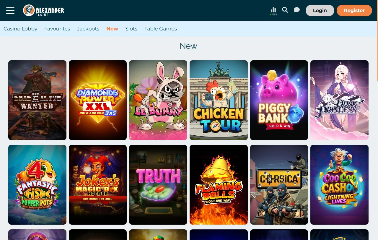 Bonos de bienvenida y promociones recurrentes disponibles en Alexander Casino México