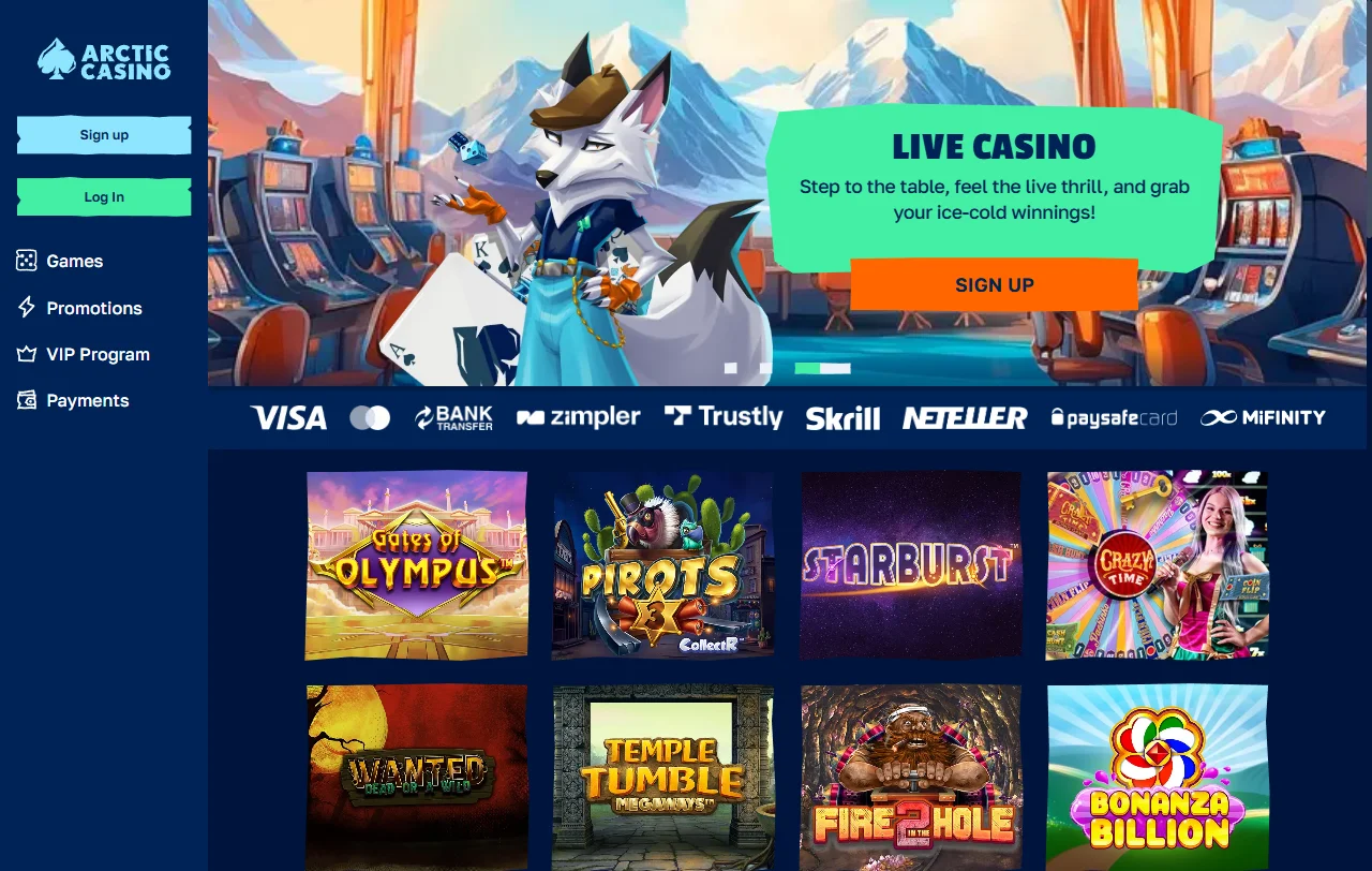 Arctic Casino México — análisis completo de plataforma y características principales para jugadores mexicanos