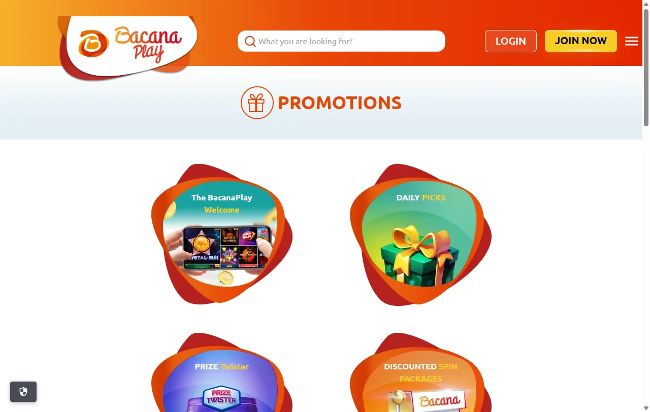 Estructura de bonificación de Bacana Play Casino México con bono de bienvenida y promociones recurrentes