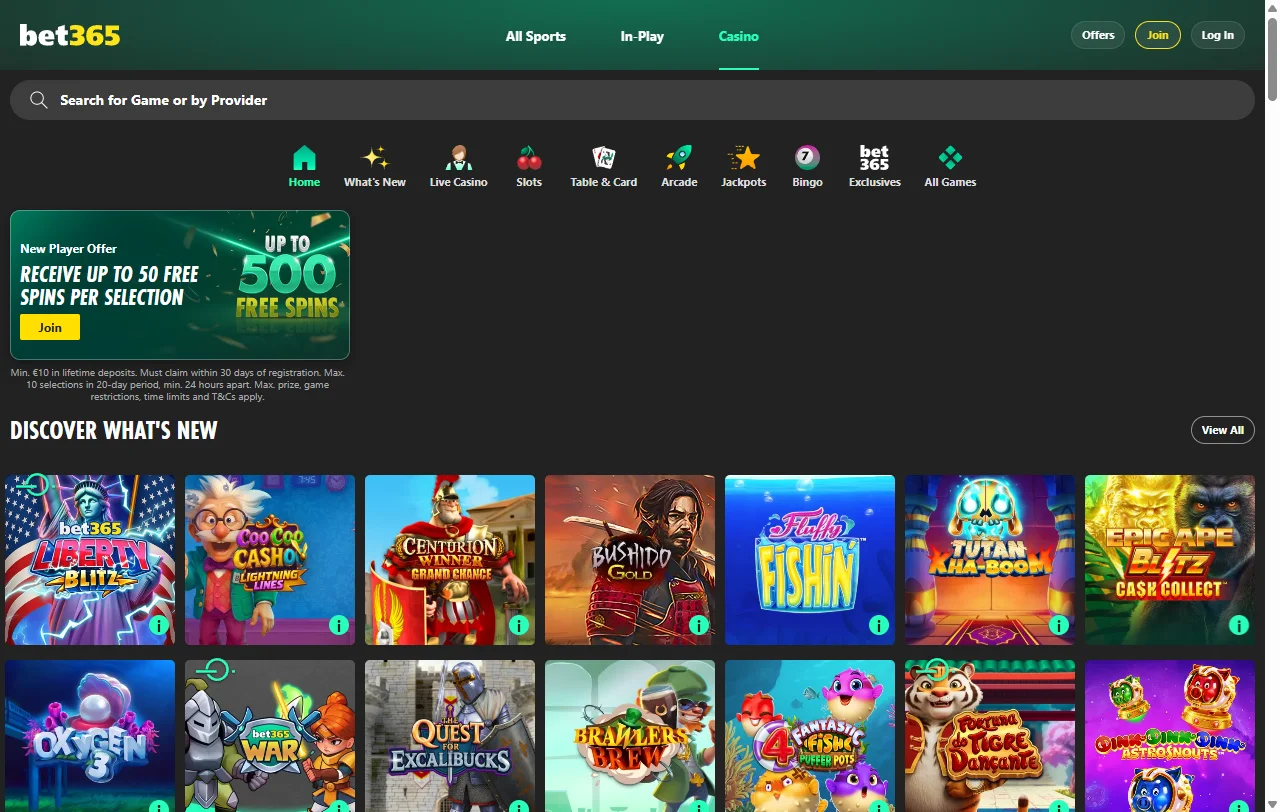 Análisis completo de bet365 Casino México con características principales y ofertas verificadas