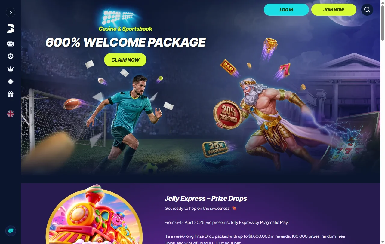 BetBeast Casino México - plataforma completa de juego en línea para jugadores mexicanos
