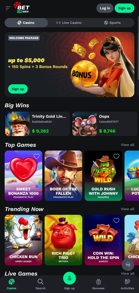 Métodos de depósito y retiro disponibles en BetOnRed Casino México incluyendo opciones locales mexicanas