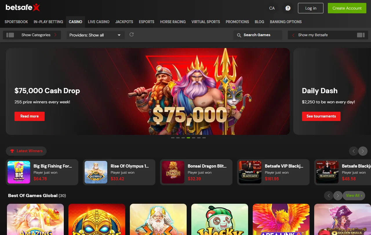 Biblioteca de más de 3,500 juegos incluyendo tragamonedas de Pragmatic Play y Evolution Gaming en vivo