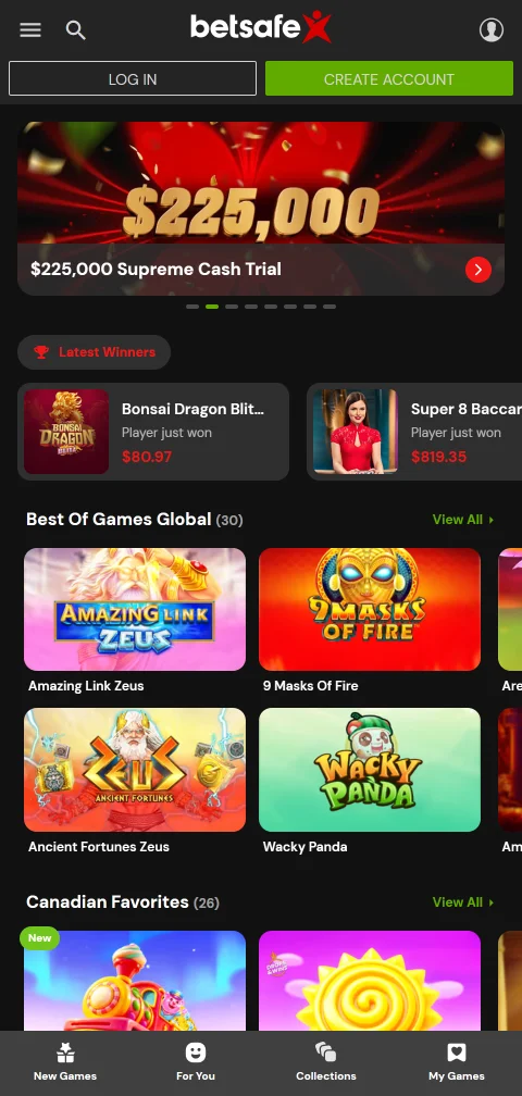 Métodos de depósito y retiro de Betsafe Casino México con procesamiento de 24-48 horas