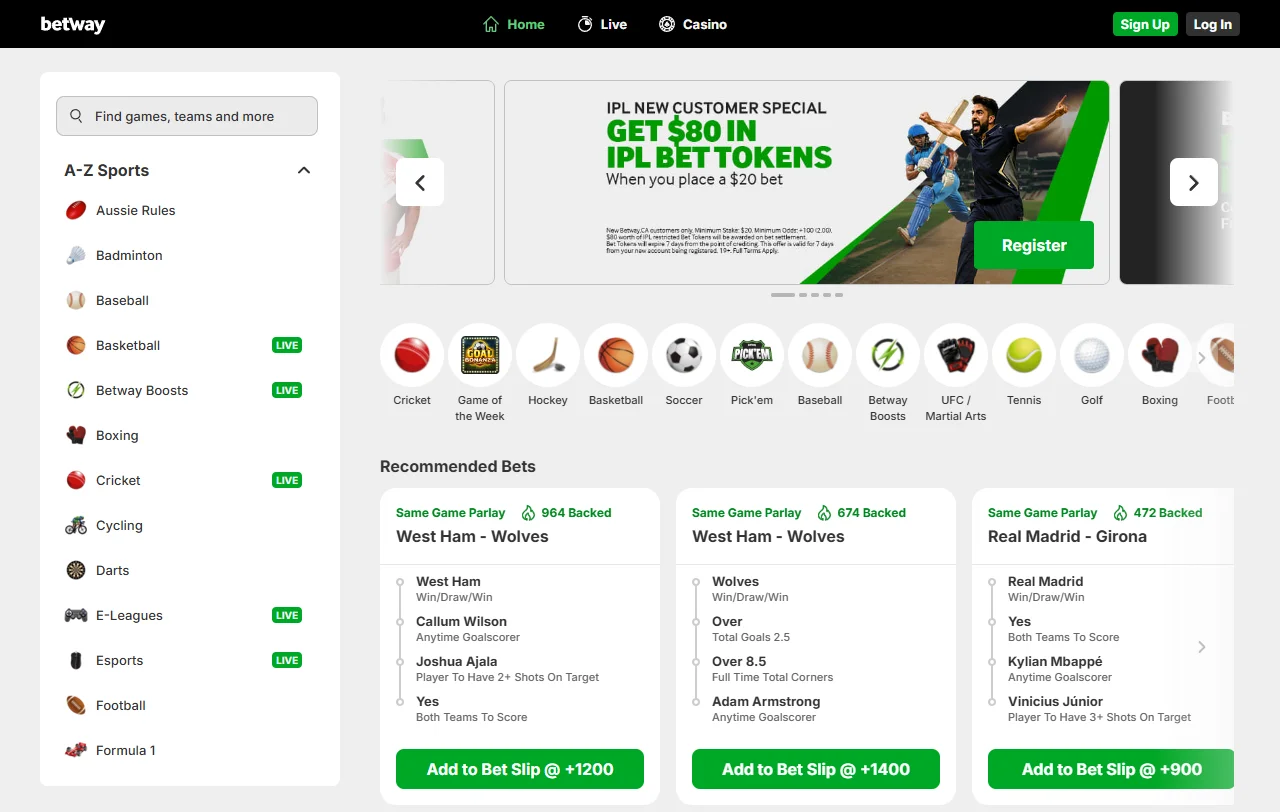 Bonificación de bienvenida y promociones disponibles en Betway Casino México para jugadores nuevos