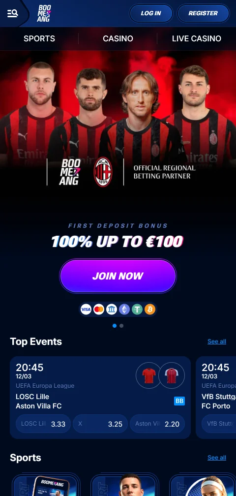 Experiencia móvil optimizada de Boomerang Casino México accesible desde navegador web