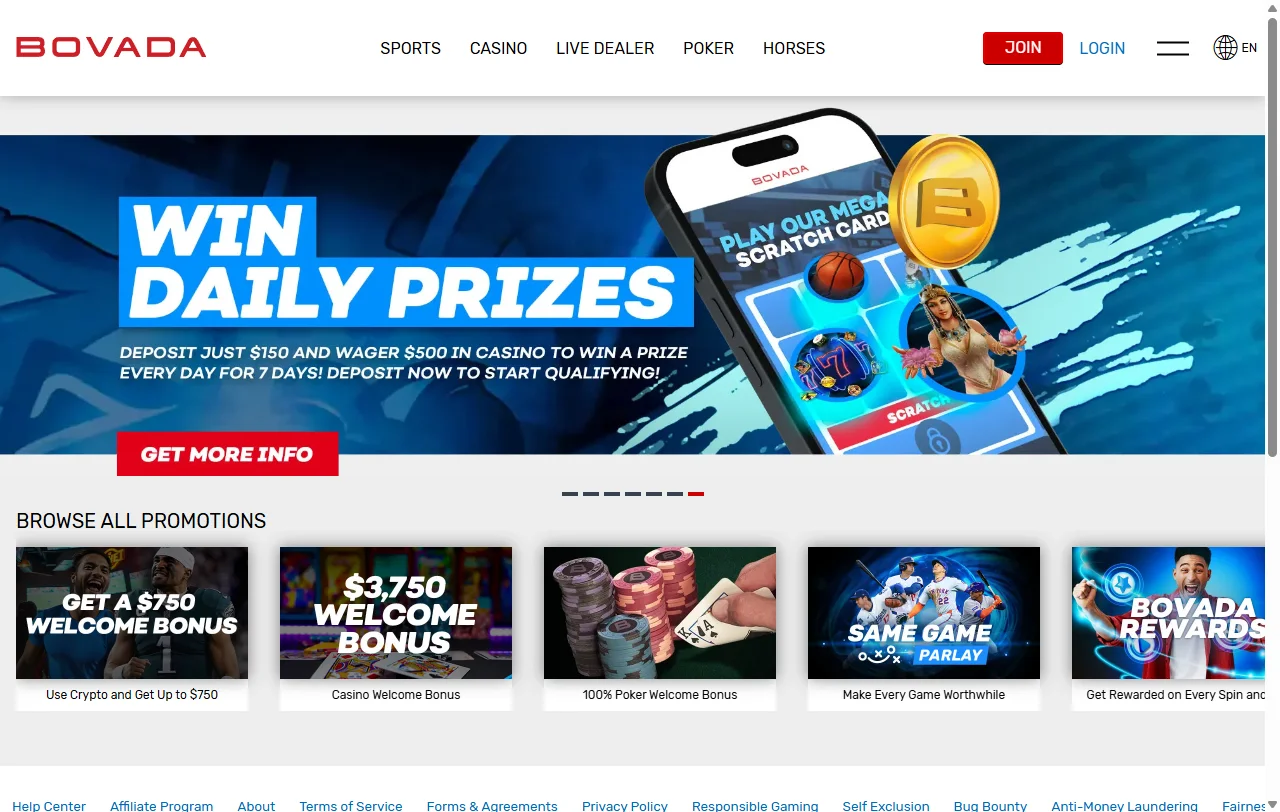 Ofertas de bonificación y promociones semanales disponibles en Bovada Casino México para nuevos y jugadores existentes