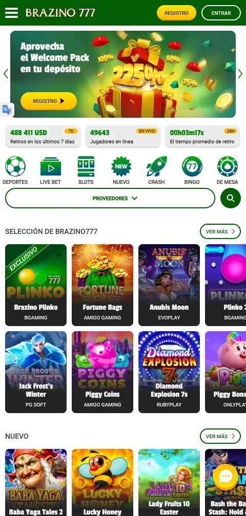 Brazino777 Casino México en dispositivos móviles - experiencia de juego optimizada para smartphones