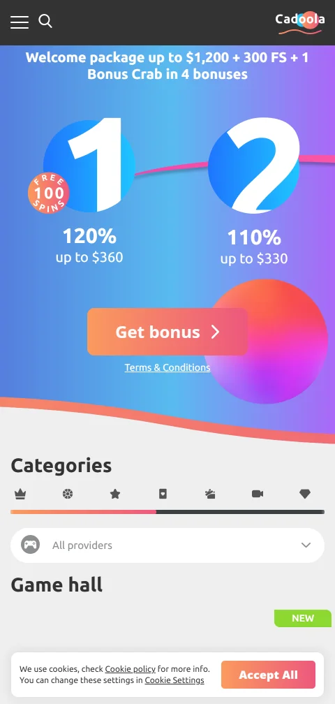 Cadoola Casino México en dispositivos móviles - experiencia de juego optimizada para iOS y Android