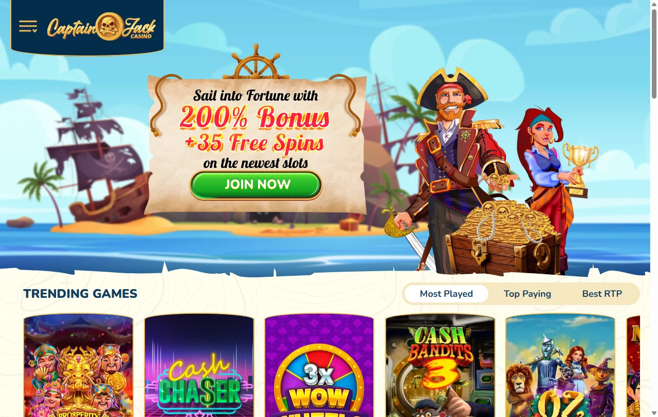 Análisis completo de Captain Jack Casino México — reseña verificada para jugadores mexicanos