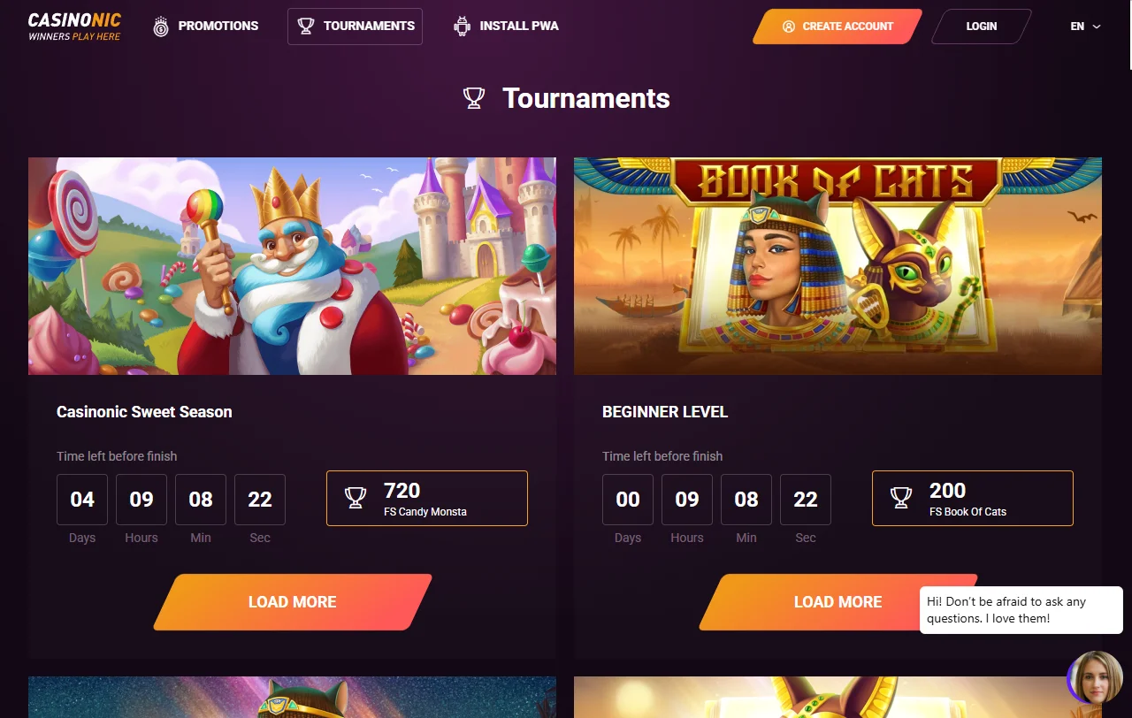 Bonificación de bienvenida hasta 100% y promociones recurrentes en Casinonic Casino México