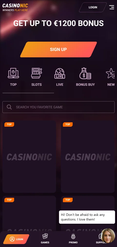 Casinonic Casino México en dispositivos móviles - experiencia de juego optimizada para smartphones