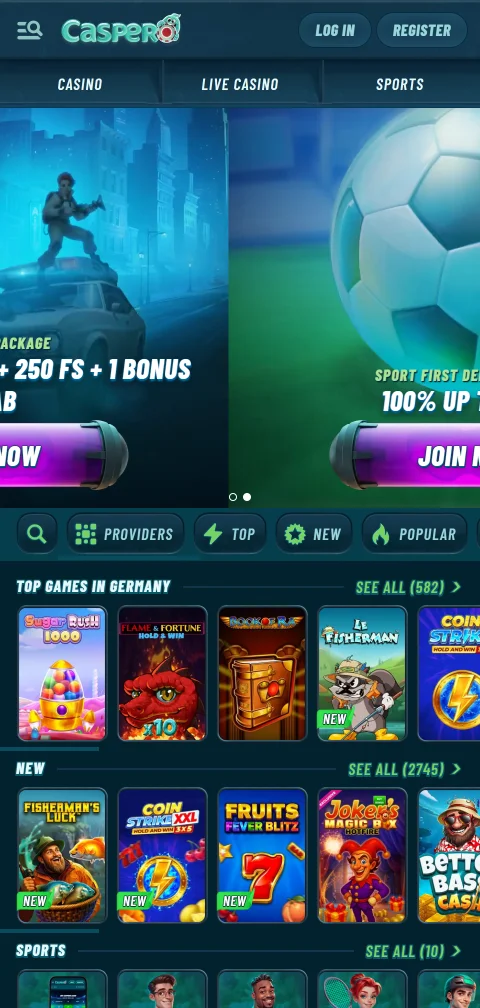Caspero Casino México accesible en cualquier dispositivo con versión móvil responsiva