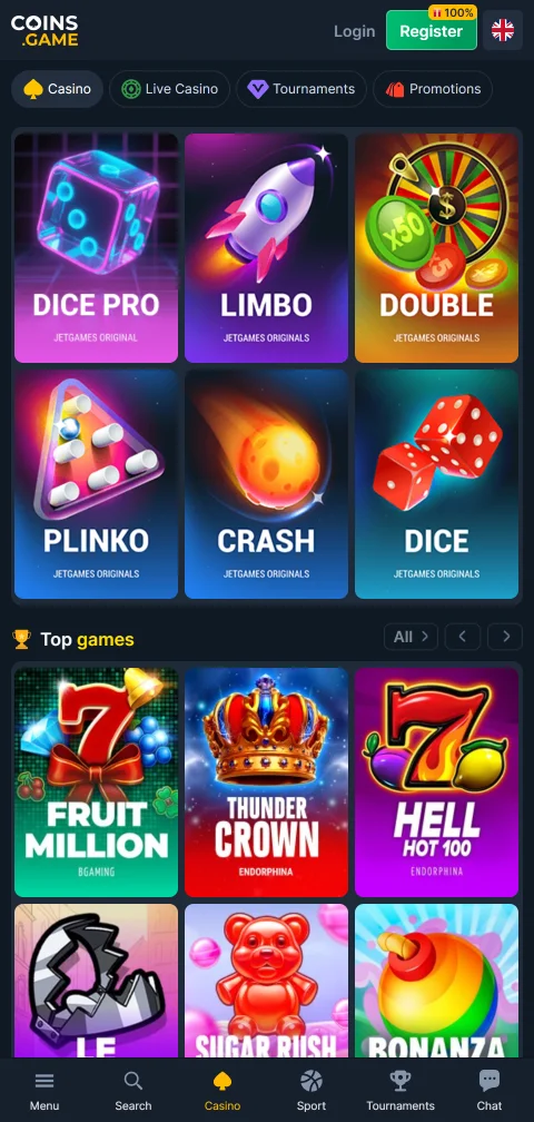 Métodos de depósito y retiro locales en Coins Game Casino México para jugadores mexicanos