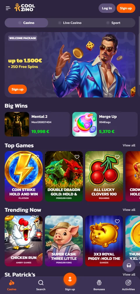 Coolzino Casino México experiencia móvil - acceso completo a juegos en dispositivos inteligentes
