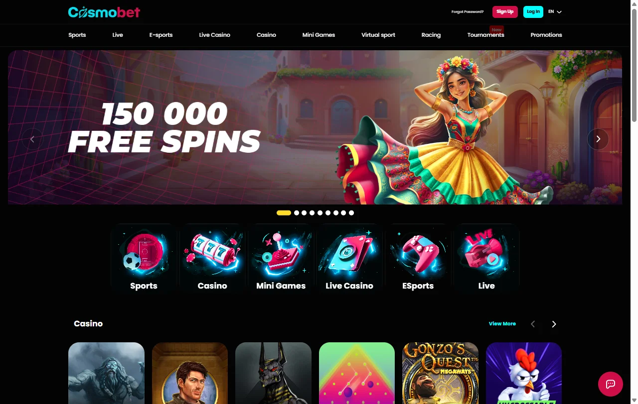Análisis completo de Cosmobet Casino México incluyendo características de seguridad, bonificación y variedad de juegos