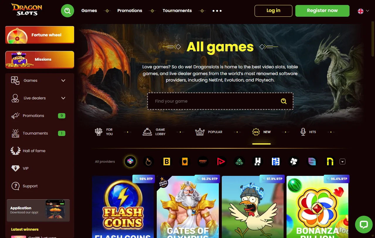 Ofertas de bono de bienvenida y promociones recurrentes en DragonSlots Casino México