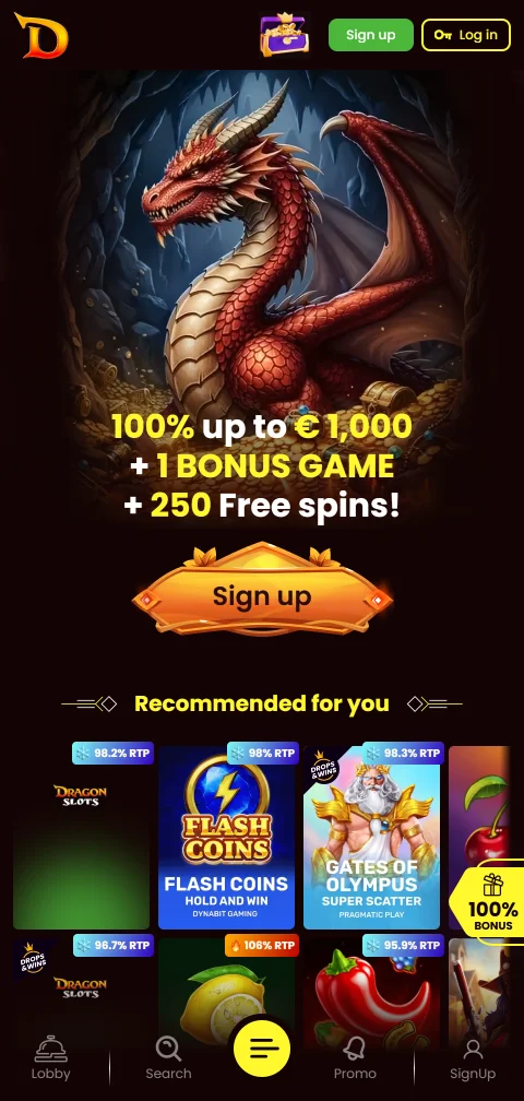 DragonSlots Casino México en dispositivos móviles - experiencia de juego optimizada y características