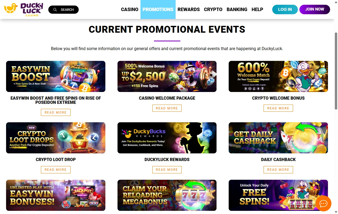 Catálogo de juegos de DuckyLuck Casino México con tragamonedas y proveedores de software premium