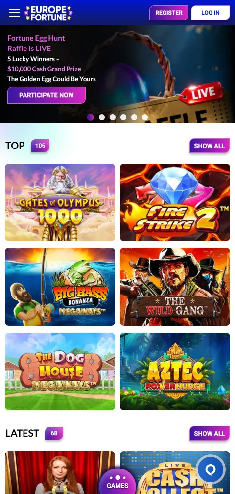 Europe Fortune Casino México en dispositivos móviles - acceso completo mediante navegador responsive