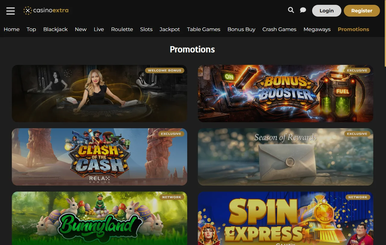 Bonos de bienvenida, promociones recurrentes y programa VIP de Extra Casino México