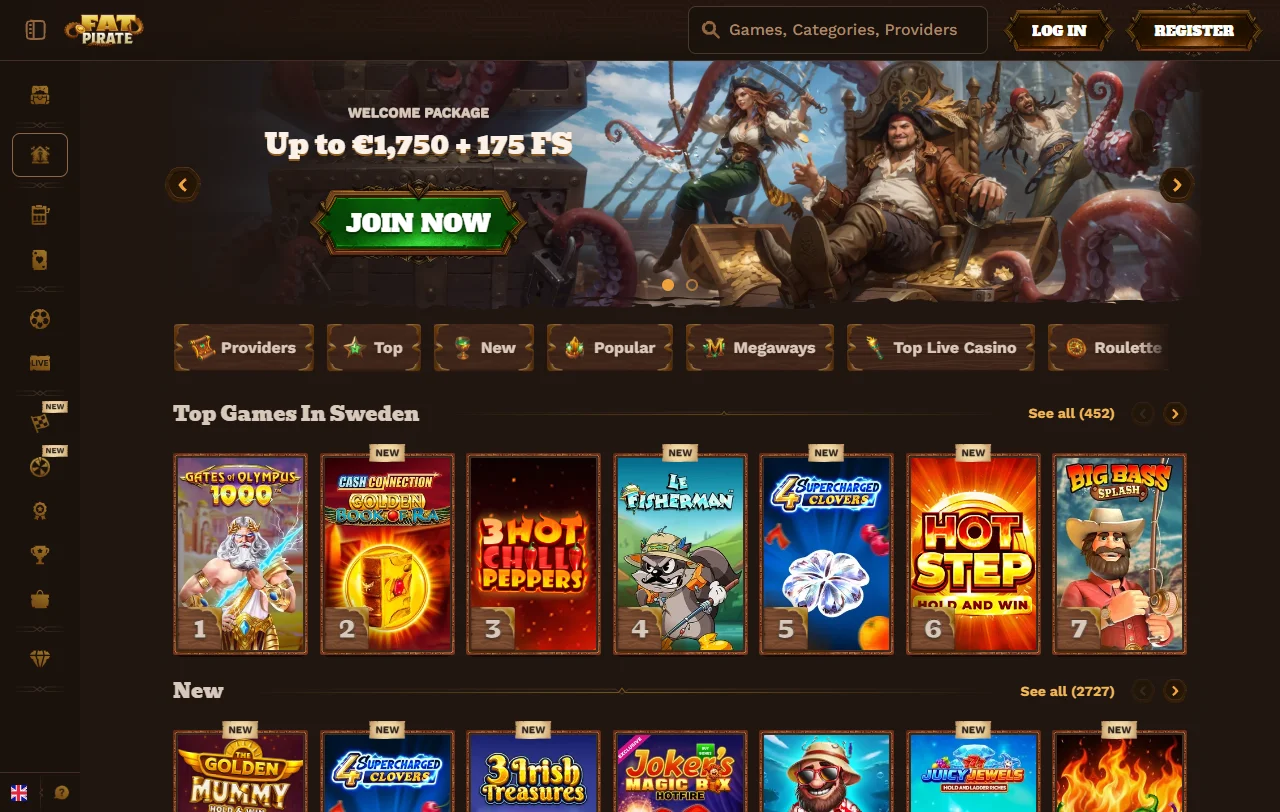 Fat Pirate Casino México — análisis completo de plataforma y características principales