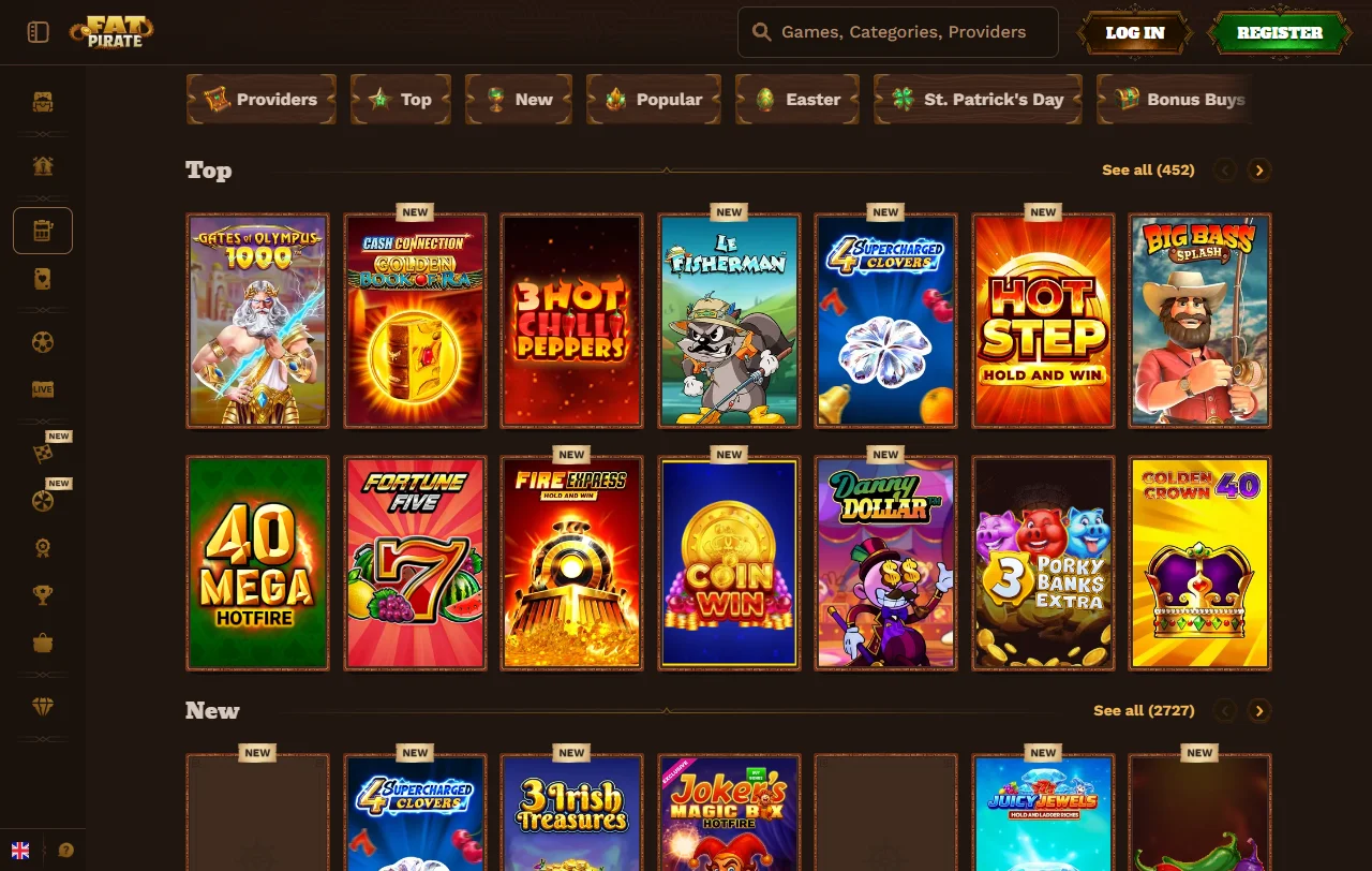 Bono de bienvenida, promociones y ofertas especiales disponibles en Fat Pirate Casino México