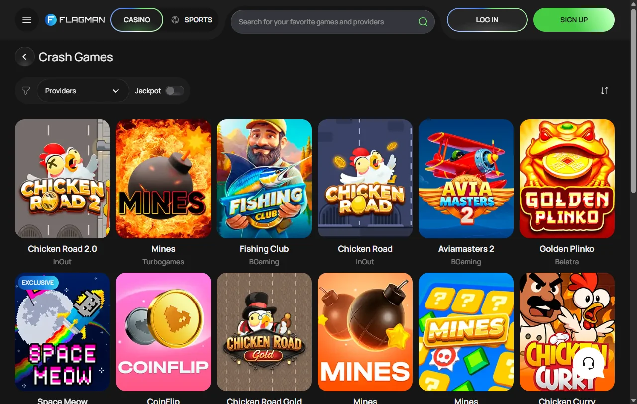 Estructura de bonificación y promociones de Flagman Casino México con detalles del bono de bienvenida