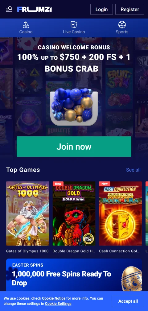 Frumzi Casino México - experiencia de juego optimizada para dispositivos móviles