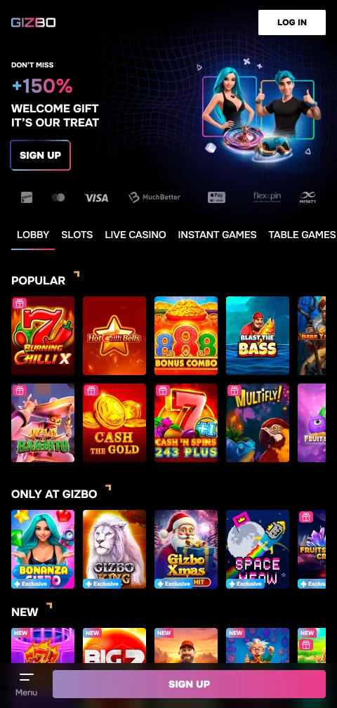 Gizbo Casino México experiencia móvil optimizada - acceso a juegos desde dispositivos