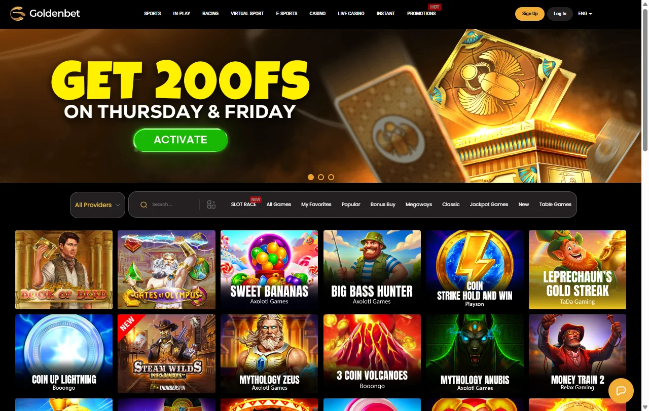 Bonificación de bienvenida y promociones activas en GoldenBet Casino México para nuevos jugadores