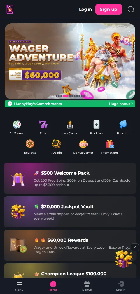 Hunnyplay Casino México en dispositivos móviles - experiencia de juego y características optimizadas