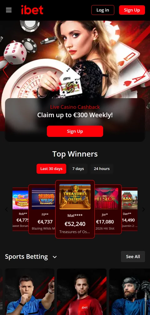 Aplicación móvil de ibet Casino México accesible en iOS y Android con funcionalidad completa