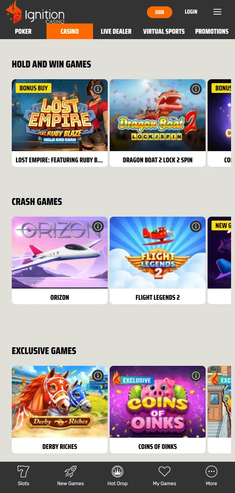 Métodos de depósito y retiro en Ignition Casino México - opciones de pago para jugadores mexicanos