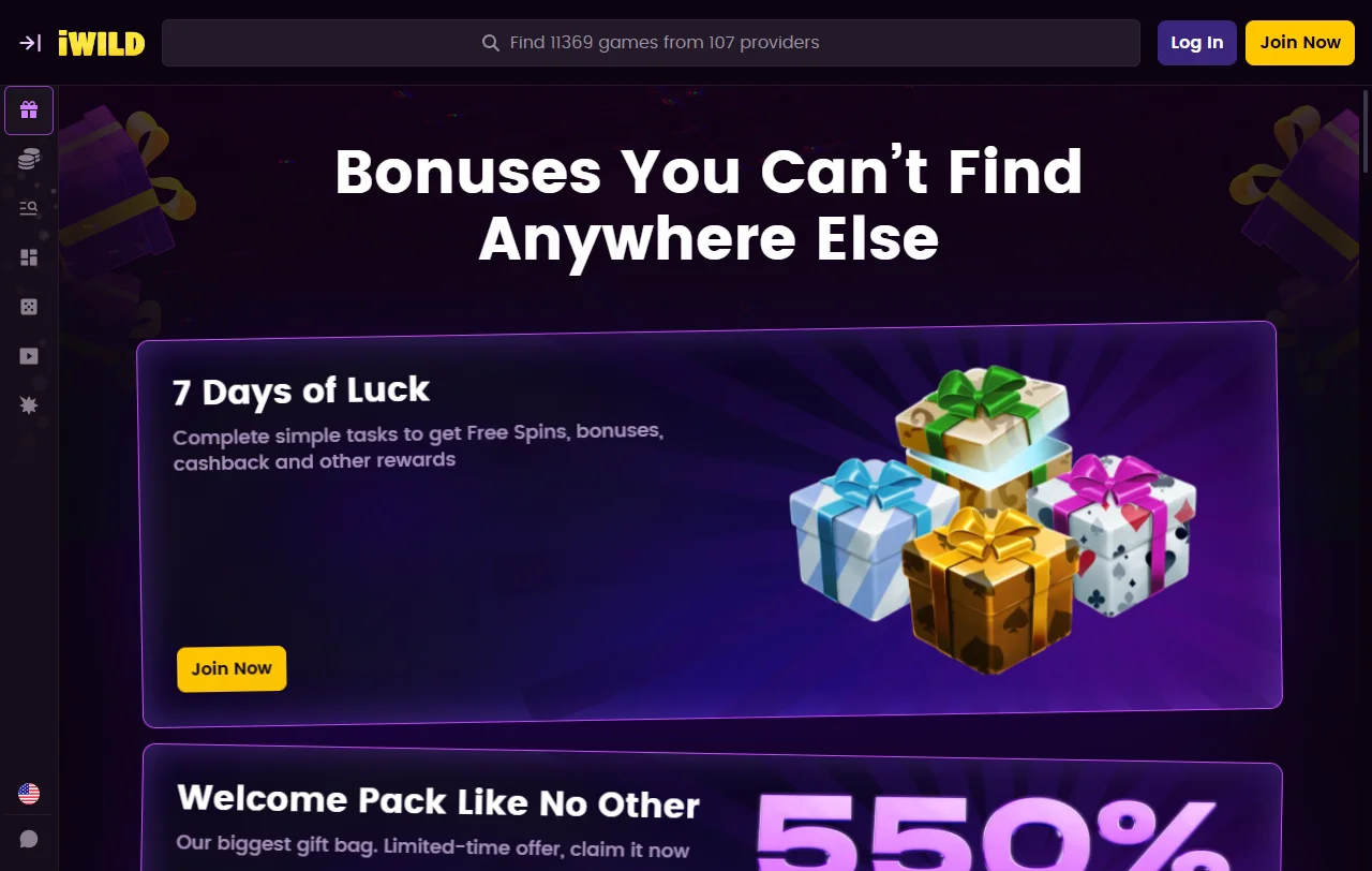 Ofertas de bonificación y promociones disponibles en iWild Casino México