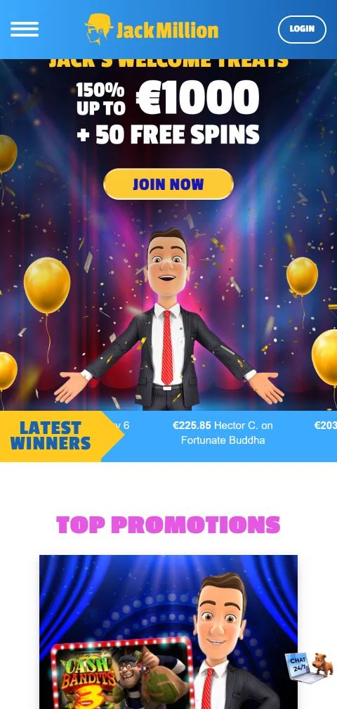 Jack Million Casino México accesible en dispositivos móviles iOS y Android sin aplicación obligatoria