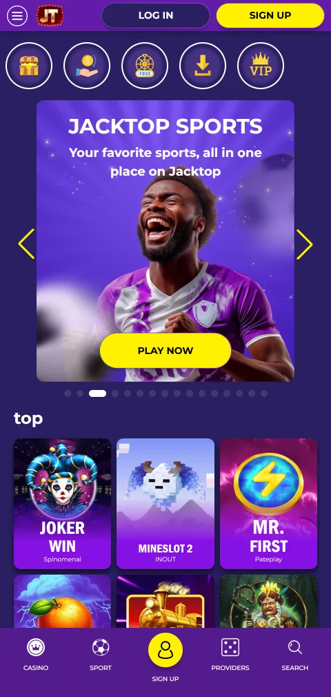 Acceso móvil optimizado a JackTop Casino México desde smartphone con compatibilidad iOS y Android