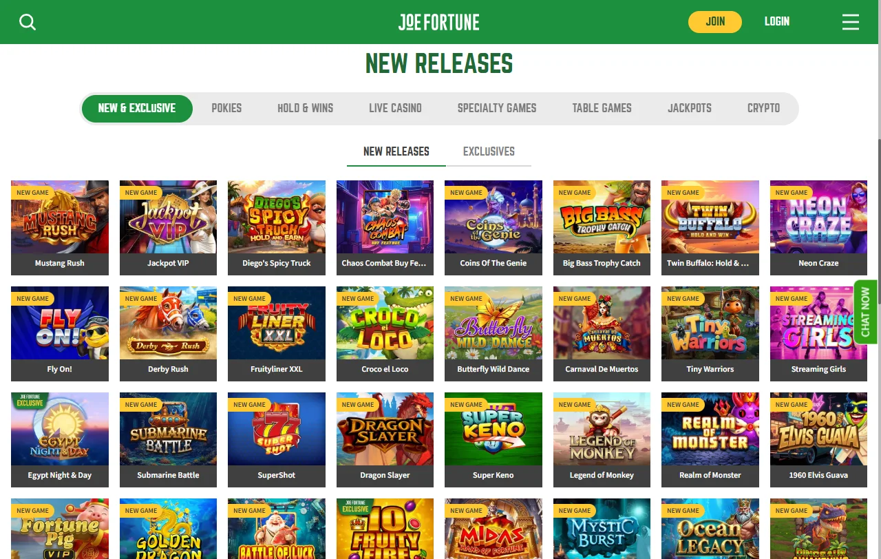 Bonificación de bienvenida y promociones disponibles en Joe Fortune Casino México