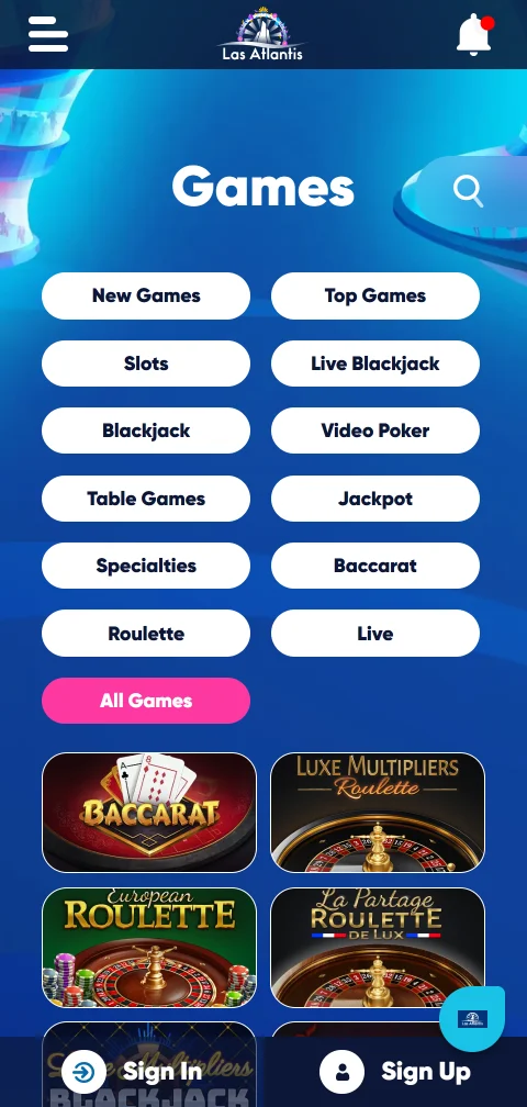 Centro de seguridad de Las Atlantis Casino México con información de licencia, cifrado SSL y herramientas de juego responsable