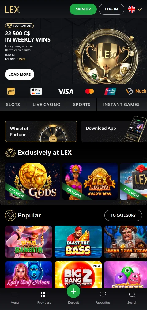 Acceso móvil optimizado a Lex Casino México permitiendo juego completo desde dispositivos Android e iOS