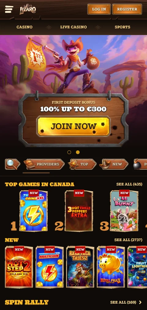 Experiencia de juego móvil en Lizaro Casino México - acceso sin aplicación desde navegador