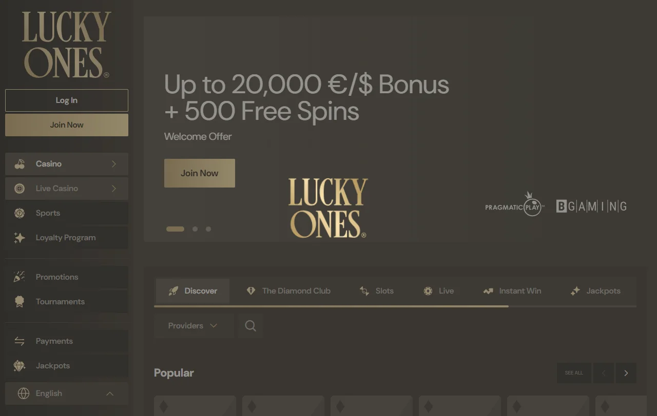 Lucky Ones Casino México - análisis completo de plataforma y características principales para jugadores México