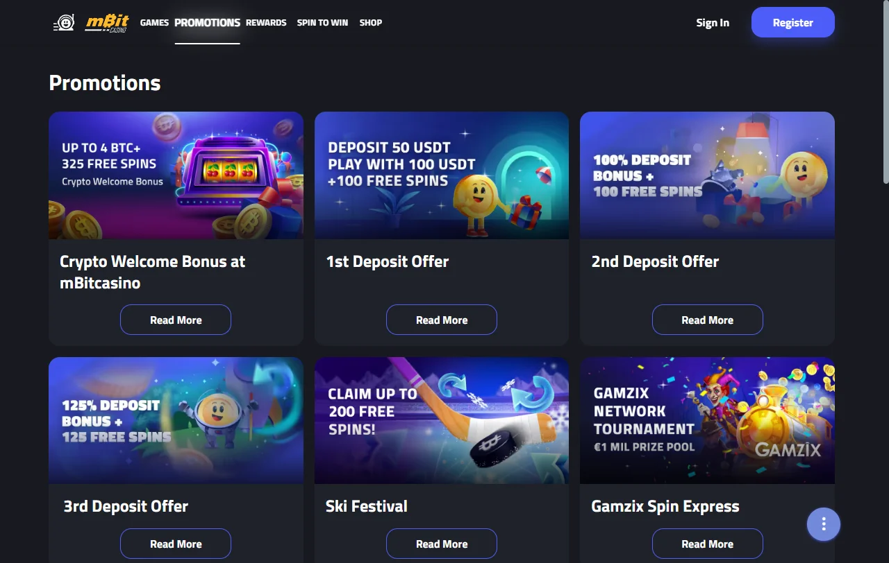 Bonos y promociones disponibles en mBit Casino México con bienvenida hasta 1,000 MXN y 100 giros gratis